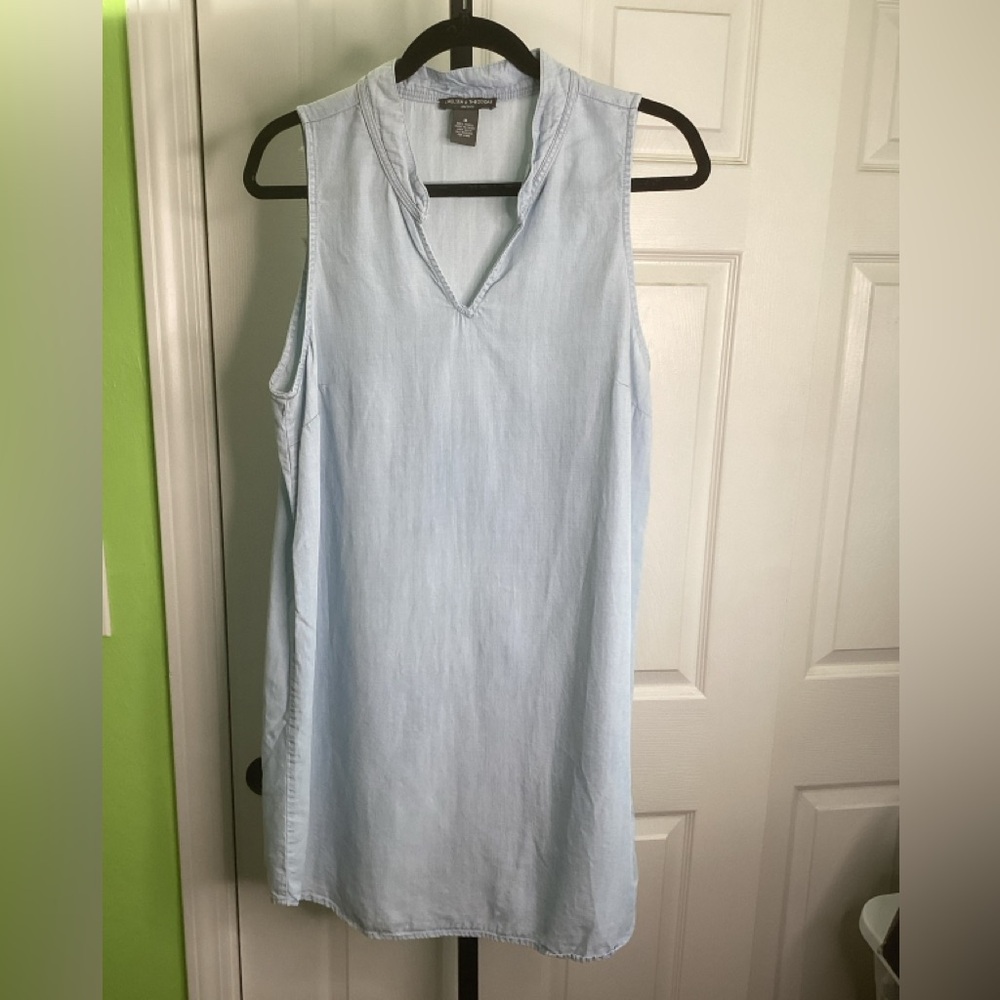 Chelsea & Theodore Sky Blue Dress, size Medium